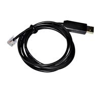 Câble adaptateur série mâle, Câble de communication série convertisseur USB vers RS232 RJ11 for débogage de console 1,0-5,0 m(UP2500,1.8m)