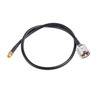 Câble adaptateur SMA vers PL259 pour portable | Câble coaxial RG58 pour portable ; câble coaxial à faible perte pour radio HAM portable