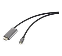 Câble adaptateur SpeaKa Professional USB-C® / HDMI USB-C® mâle, Fiche mâle