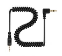Câble adaptateur spirale pour déclencheur à distance 2,5 mm vers DC3 3,5 mm TRRS compatible avec Nikon Z50 II et compatible avec Nikon Z5 II, extensible jusqu'à 1,5 m