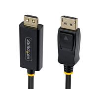Startech - Câble adaptateur - DisplayPort mâle pour HDMI mâle - 2 m - noir - support pour 4K60Hz, Unidirectionnel, actif