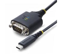 Câble Adaptateur StarTech.com USB-C vers DB9 RS232 30cm avec puce FTDI, rétention COM et voyants LED d'état
