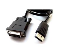 Unitek Y-5118BA Câble Adaptateur Vidéo 1.8m Displayport Dvi Noir