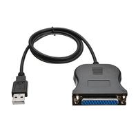 Câble adaptateur USB 1284 à Port parallèle, haute qualité, pour imprimante IEEE 2.0, 1 pièce, 25 broches