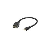 Hama 173892 câble USB USB 2.0 0,15 m Micro-USB B USB A Noir