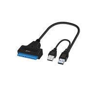 Câble Adaptateur USB 2.0 vers SATA ou SSD 2.5 pouces Design Compact LinQ Noir