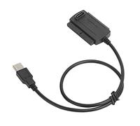 Câble Adaptateur USB 2.0 vers SATA PATA IDE 2.5 3.5, jusqu'à 480 Mbps Haute Vitesse, Plug and Play, Compatible avec 2000, ME, XP, Vista, 7, OS X