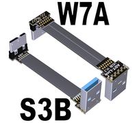 câble adaptateur USB 3.0 Type A vers USB3.0 Micro B mâle,câble de synchronisation de données pour disque dur externe HDD - Type W7A-S3B-50cm