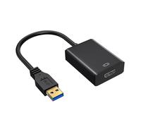 Cable Adaptateur USB 3.0 vers HDMI Convertisseur vidéo audio pour Ordinateur, Moniteur, Projecteur Noir - Yuan Yuan -