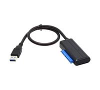 Câble Adaptateur Usb 3.0 Vers Sata Coudé 22 Broches Pour Disque Dur Ssd De 2,5"" Et 8,9 Cm Pour Ordinateur De Bureau[SHU06676]