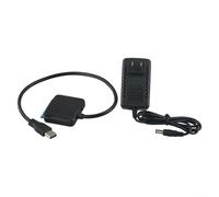 Câble adaptateur USB 3.0 vers SATA pour disque dur SSD HDD 2,5/3,5" avec bloc d'alimentation 12 V, transfert de données 5 Gbit/s, & Play pour Windows/Mac/Linux, 40 cm (avec adaptateur)