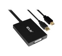 - Câble adaptateur - USB (alimentation uniquement), Mini DisplayPort (M) pour DVI-D (F) - DisplayPort 1.2a - 60 cm - support 4K, actif, HDCP