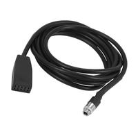 Câble adaptateur USB auxiliaire noir haute qualité avec prise jack 3,5 mm 10 broches pour BMW E39, E53, BMW54, X5 E