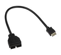 Câble Adaptateur USB-C 3.1 vers USB 3.0 Interne - 25 cm - Noir