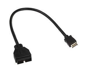 Câble Adaptateur USB-C 3.1 vers USB 3.0 Interne - 25 cm - Noir