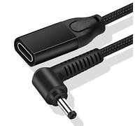 Câble adaptateur USB C femelle vers 4,0 x 1,7 mm à pointe ronde pour ordinateur portable IdeaPad Lenovo IdeaPad 330-14, 330-15, 330-17, 510-15, 330s-14, 330s-15, Lenovo Flex 6-14