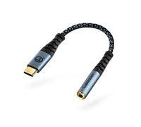 Câble Adaptateur USB C Jack 3.5mm, 24bit 96kHz avec Puce DAC, Haute Résolution,compatible avec les smartphones et tablettes S22/21/S20＆ultra, Note20/10, iPad 12.9/11, iPad Air5/4,Pixel,U12/11＆ U ultra