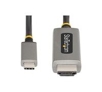 Câble Adaptateur USB-C vers HDMI de 2m, 8K60Hz/4K144Hz/HDR10 - Câble adaptateur - 24 pin USB-C mâle pour HDMI mâle - 2 m - gris sidéral - support