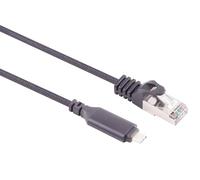 Câble adaptateur USB-C vers LAN 10 m Câble 1 pièce Transfert de données 1 Gbit Câble USB C 3.1 vers RJ45 Ethernet Cat6 compatible avec smartphone ordinateur portable Macbook 10 m