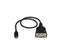 Câble adaptateur USB-C vers série DB9 RS232 avec rétention COM (ICUSB232PROC) - Câble USB / série - DB-9 (M) pour 24 pin USB-C (M) - 40 cm - noir