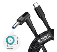 Câble adaptateur USB de type C pour HP Stream Spectre Pavilion Envy ElitePle,chargeur d'alimentation,convertisseur,charge rapide,45W,65W,90W