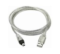 Câble adaptateur USB mâle vers Firewire IEEE 1394 4 broches mâle iLink compatible avec Sony DCR-TRV75E DV, 100cm, 100/200/400 Mbits