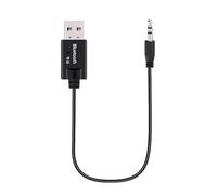 Câble adaptateur USB prise audio - 3,5 mm AUX sans fil - Récepteur BT4.2 - Musique Hi-Fi - Câbles jack stéréo de voiture - Cordon USB pour haut-parleurs stéréo de voiture (noir)