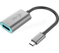 I-Tec Adaptateur USB-C vers DisplayPort C31METALDP60HZ Metal 4K 60Hz – Windows/macOS/ChromeOS
