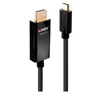 Lindy Câble adaptateur USB-C vers HDMI – 4K60 HDR – 5 m – Noir