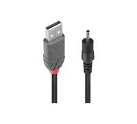 Lindy 70265 câble électrique Noir 1,5 m USB A EIAJ-01 (2.5 mm, 0.7 mm)