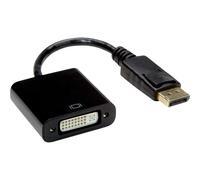 Câble adaptateur Value DisplayPort / DVI Fiche mâle DisplayPort, Prise femelle