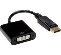 Câble adaptateur Value DisplayPort / DVI Fiche mâle DisplayPort, Prise femelle DVI-D 24+1 pôles 0.15 m noir 12.99.3137 Câble