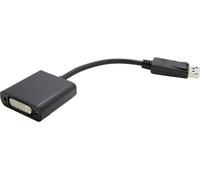 Câble adaptateur Value DisplayPort / DVI Fiche mâle DisplayPort, Prise femelle DVI-D 24+1 pôles 0.15 m noir 12.99.3133 Câble DisplayPort