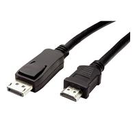 Câble adaptateur Value DisplayPort / HDMI Fiche mâle DisplayPort, Fiche mâle