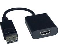 Câble adaptateur Value DisplayPort / HDMI Fiche mâle DisplayPort, Prise femelle HDMI-A 0.15 m noir 12.99.3162 Câble DisplayPort