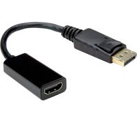 Câble adaptateur Value DisplayPort / HDMI Fiche mâle DisplayPort, Prise femelle HDMI-A 0.15 m noir 12.99.3138 Câble DisplayPort