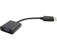 Câble adaptateur Value DisplayPort / VGA Fiche mâle DisplayPort, Prise femelle VGA 15 pôles 0.15 m noir 12.99.3135 Câble DisplayPort