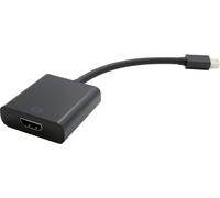 Câble adaptateur Value Mini-Display / HDMI Fiche mâle Mini DisplayPort, Prise femelle HDMI-A 0.00 m noir 12.99.3129 Câble DisplayPort