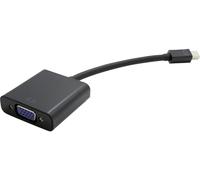 Câble adaptateur Value Mini-Display / VGA Fiche mâle Mini DisplayPort, Prise femelle VGA 15 pôles 0.15 m noir 12.99.3125 Câble DisplayPort