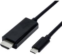 Câble adaptateur Value USB-C® / HDMI USB-C® mâle, Fiche mâle HDMI-A 1.00 m noir 11.99.5840 Câble dafficheur USB-C®