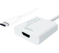 Câble adaptateur Value USB-C® / HDMI USB-C® mâle, Prise femelle HDMI-A 0.00 m blanc 12.99.3210 4K UHD Câble dafficheur USB-C®