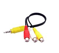 Câble Adaptateur vidéo AV Composite de Rechange pour TV TCL, 3 RCA vers Adaptateur d'entrée AV 3,5 mm