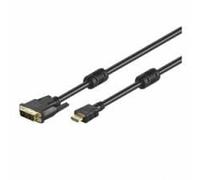 Goobay 51881 câble vidéo et adaptateur 1,5 m HDMI DVI-D Noir