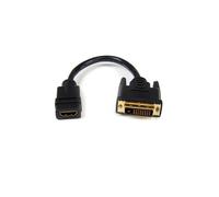 Câble adaptateur vidéo HDMI vers DVI-D - STARTECH - 20 cm - Plaqué or