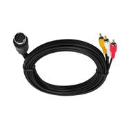 Câble adaptateur vidéo S vers 3RCA avec connecteur DIN 10 broches pour une transmission stable