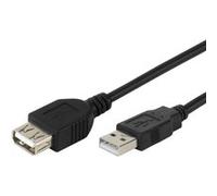 Vivanco Câble d'extension USB 2.0 A mâle/Femelle A Noir 1,8 m
