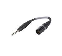 Cable Adaptateur XLR M vers Jack F 6.3 mm stereo