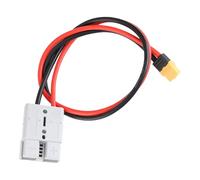 Câble Adaptateur XT60, Connecteur Anderson 50A vers Prise XT60 Femelle, Câble d’Extension 12AWG 50cm, Câble XT60 pour Générateur Solaire, Panneaux Solaires, Camping-Car, Drone, Modélisme, Batterie
