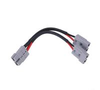 Câble adaptateur Y 50 A 6 mm², rallonge protégée par polarité pour chariots élévateurs et charge continue 48 A, noir
