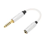 Câble adaptateurs Audio 4,4 mm vers 3,5 mm, câble de Conversion symétrique 4,4 mâle vers Prise Casque stéréo Femelle 3,5 mm pour NW-ZX300A NW-WM1A NW-WM1Z PHA-2A